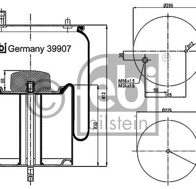 AIR BELLOW ECHANGEABLE WITH 4912 N P13